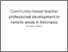 [thumbnail of Community-based teacher professional development in remote areas in Indonesia.]