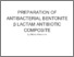 [thumbnail of Preparation Of Antibacterial Bentonite  β  Lactam Antibiotic Composite.]