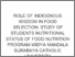 [thumbnail of Role of Indigenous Wisdom in food Selection: Study of Students’ Nutritional Status in Food Nutrition Programme: Widya Mandala Surabaya Catholic University.]