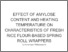 [thumbnail of Effect of Amylose Content and Heating Temperature on Characteristics of Fresh Rice Flour-Based Spring Roll Wrappers]